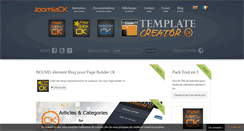 Desktop Screenshot of joomlack.fr